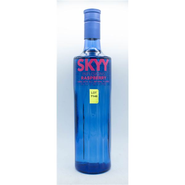 SKYY INFUSIONS RASPBERRY VODKA 750ML 35% ABV