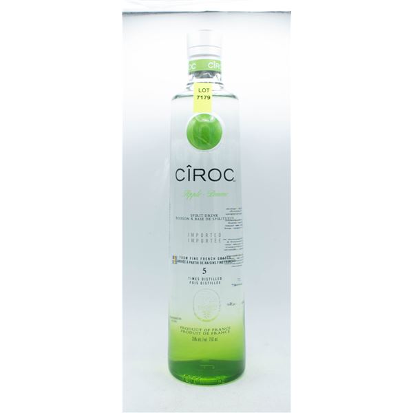 CIROC APPLE SPIRIT 750ML 35% ABV