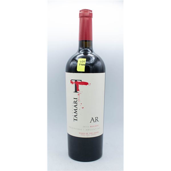 TAMARI 2016 MALBEC 750ML 14% ABV