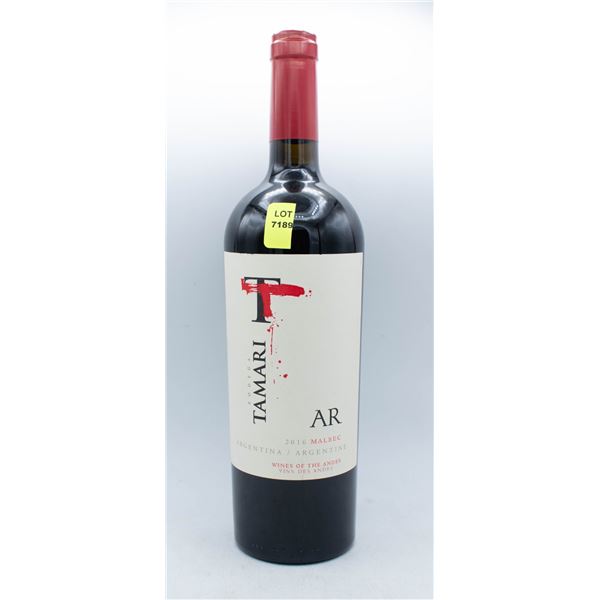 TAMARI 2016 MALBEC 750ML 14% ABV