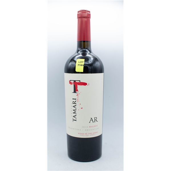 TAMARI 2016 MALBEC 750ML 14% ABV