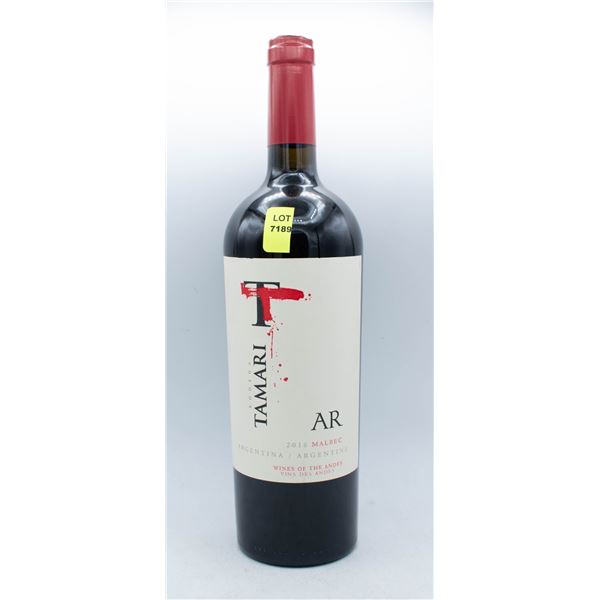 TAMARI 2016 MALBEC 750ML 14% ABV