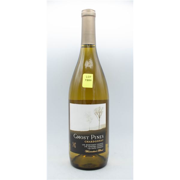 GHOST PINES 2016 CAHRDONNAY 750ML 14.5% ABV