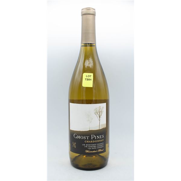 GHOST PINES 2016 CAHRDONNAY 750ML 14.5% ABV