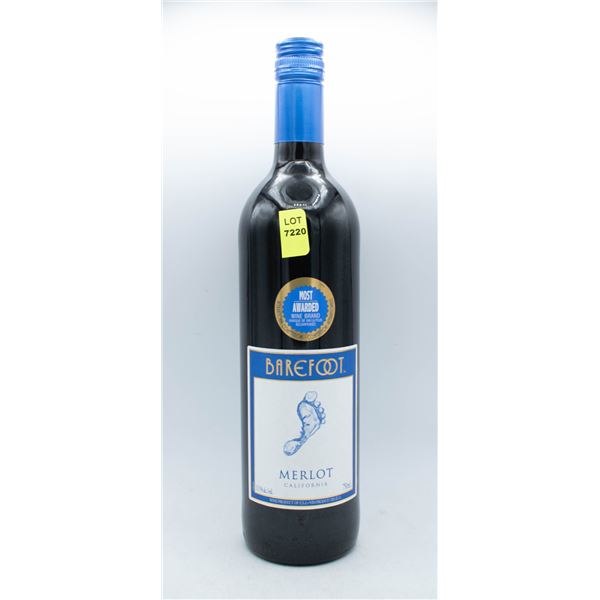 BAREFOOT MERLOT 750ML 13.5% ABV