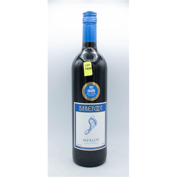 BAREFOOT MERLOT 750ML 13.5% ABV