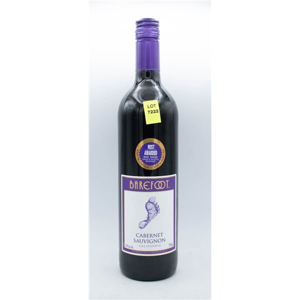BAREFOOT CABERNET SAUVIGNON 750ML 13.5% ABV