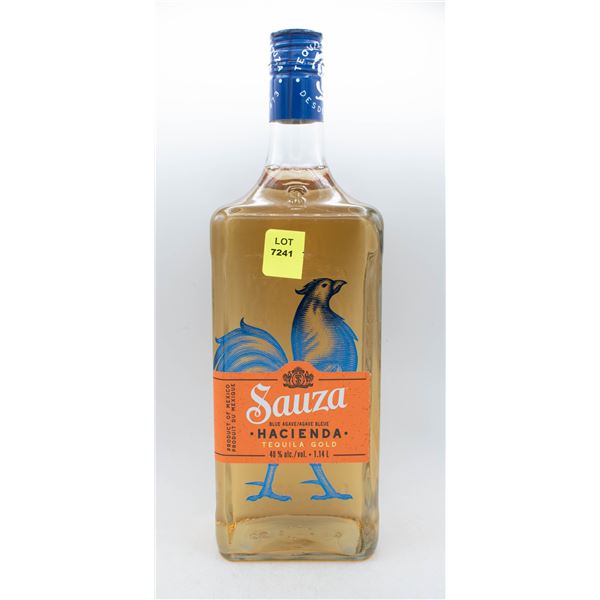 SAUZA HACIENDA TEQUILA GOLD 750ML 40% ABV