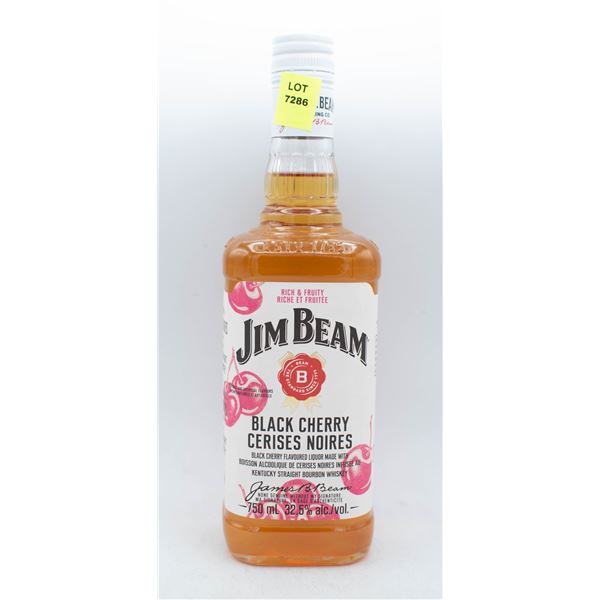 JIM BEAM BLACK CHERRY LIQUOR 750ML 32.5% ABV