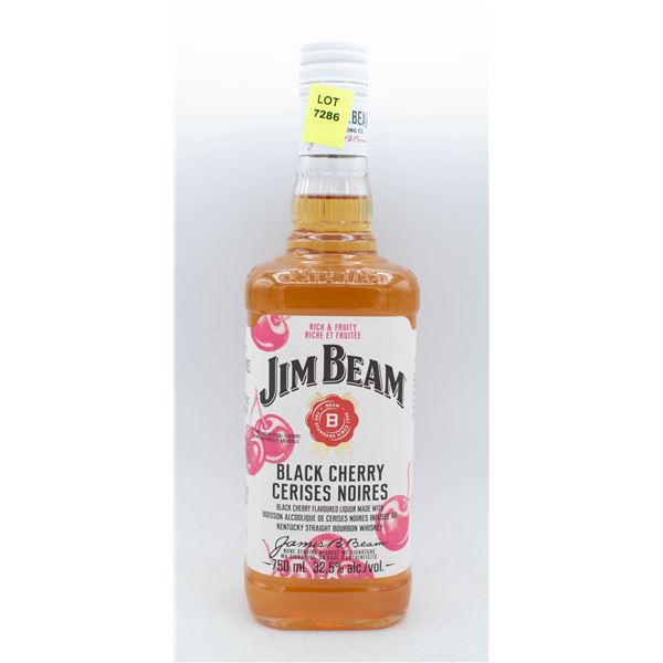 JIM BEAM BLACK CHERRY LIQUOR 750ML 32.5% ABV
