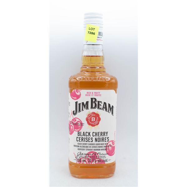 JIM BEAM BLACK CHERRY LIQUOR 750ML 32.5% ABV