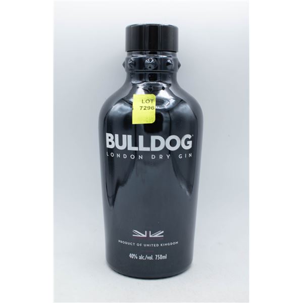 BULLDON LONDON DRY GIN 750ML 40% ABV