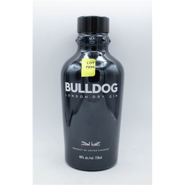 BULLDON LONDON DRY GIN 750ML 40% ABV