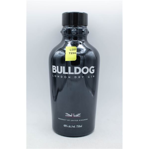 BULLDON LONDON DRY GIN 750ML 40% ABV