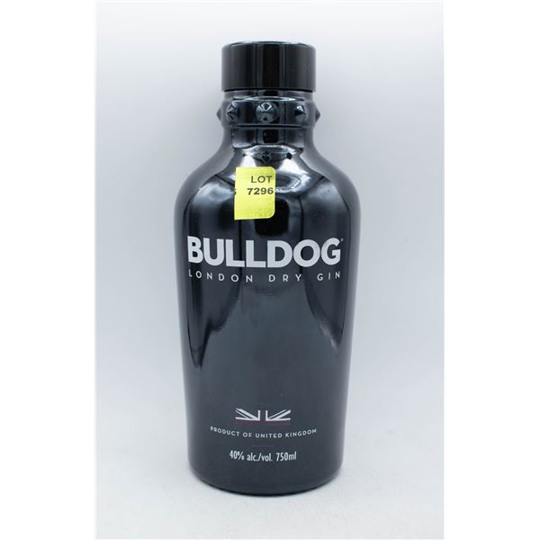BULLDON LONDON DRY GIN 750ML 40% ABV