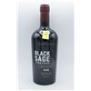 Image 1 : BLACK SAGE 2010 PIPE RED WINE 500ML 19.5% ABV