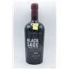 Image 1 : BLACK SAGE 2010 PIPE RED WINE 500ML 19.5% ABV