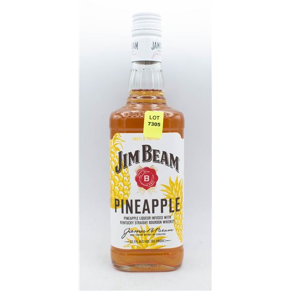 JIM BEAM PINEAPPLE INFUSED LIQUOR 750ML 32.5% ABV