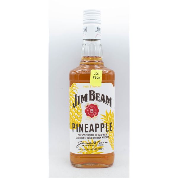 JIM BEAM PINEAPPLE INFUSED LIQUOR 750ML 32.5% ABV