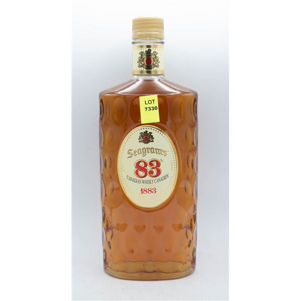SEAGRAM'S 83 CANADIAN WHISKY 750ML 40% ABV