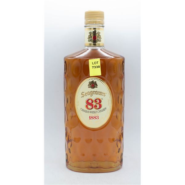 SEAGRAM'S 83 CANADIAN WHISKY 750ML 40% ABV