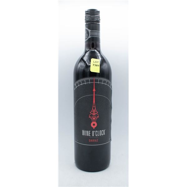 IT'S WINE O'CLOCK SOMEWHERE SHIRAZ 750ML 13% ABV