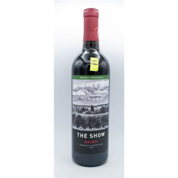 THE SHOW 2022 MALBEC 750ML 14.1% ABV