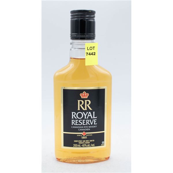 ROYAL RESERVE CANADIAN RYE WHISKY 200ML 40%