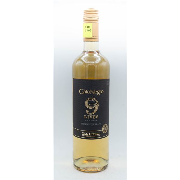 GATO NEGRO 9 LIVES RESERVE SAUVIGNON BLANC 750ML