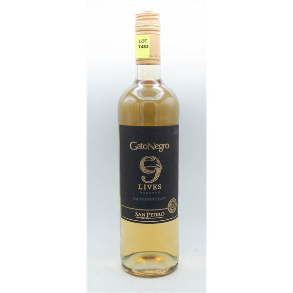 GATO NEGRO 9 LIVES RESERVE SAUVIGNON BLANC 750ML