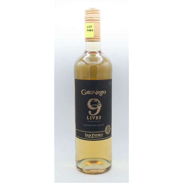 GATO NEGRO 9 LIVES RESERVE SAUVIGNON BLANC 750ML
