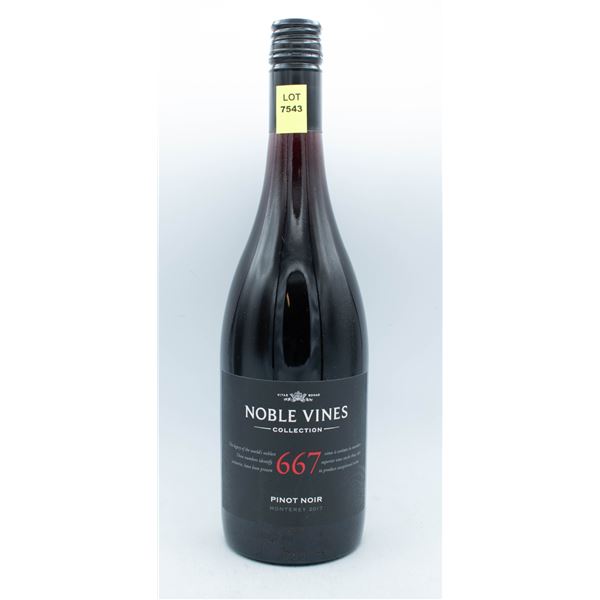 667 NOBLE VINES COLLECTION PINOT NOIR 750ML 14.5%