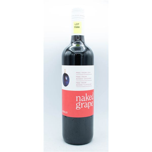 NAKED GRAPE MERLOT 750ML 12.5%