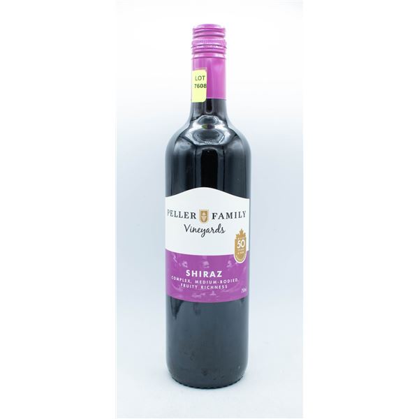 PELLER FAMILY VINEYARDS SHIRAZ 750ML 13%