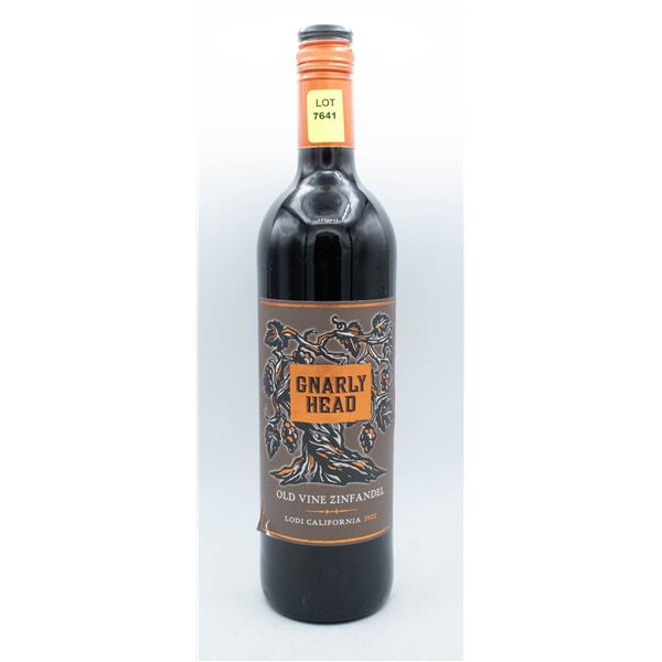 2022 GNARLY HEAD OLD VINE ZINFANDEL 750ML 14.5%