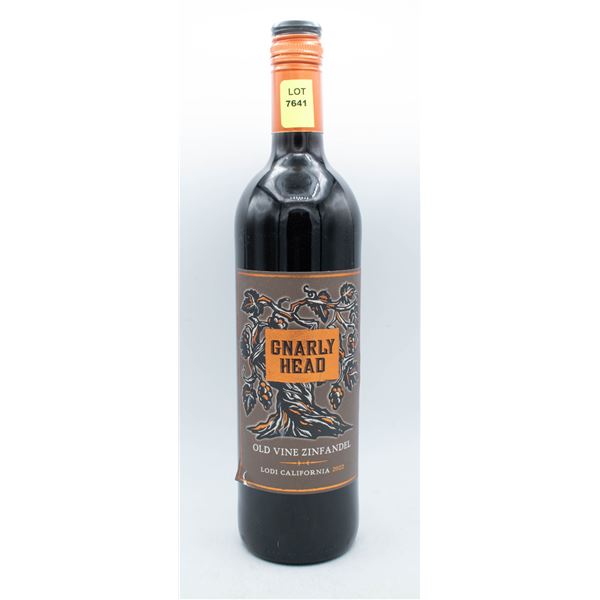 2022 GNARLY HEAD OLD VINE ZINFANDEL 750ML 14.5%