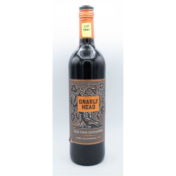 2022 GNARLY HEAD OLD VINE ZINFANDEL 750ML 14.5%