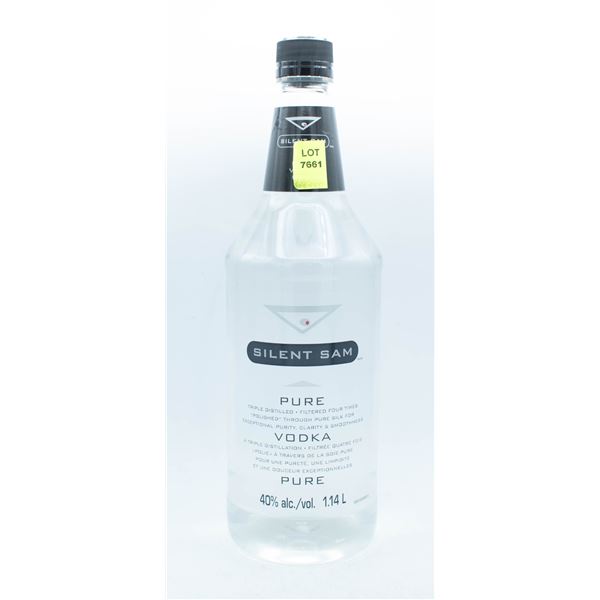 SILENT SAM PURE VODKA 1.14L 40%