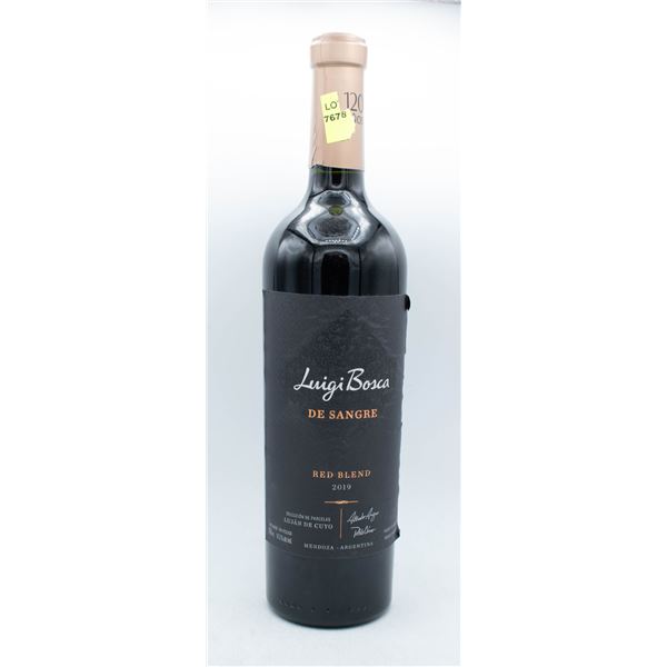 2019 LUIGI BOSCA DE SANGRE RED BLEND 750ML 14.3%