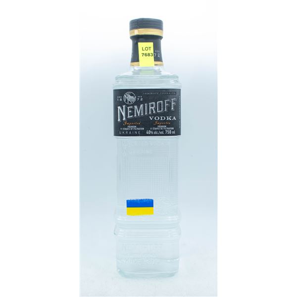 NEMIROFF IMPORTED PREMIUM VODKA 11 FILTRATION