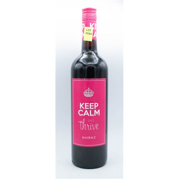 KEEP CALM AND THRIVE SHIRAZ 750ML 13%