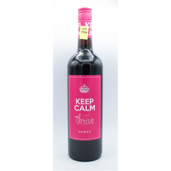 KEEP CALM AND THRIVE SHIRAZ 750ML 13%