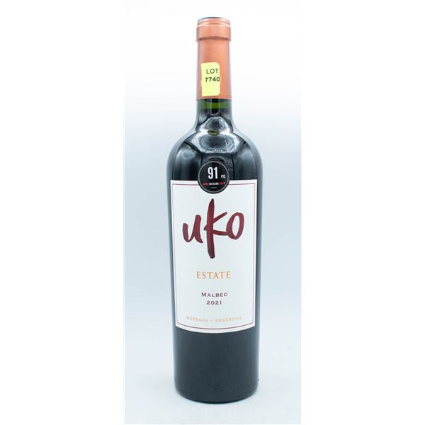 2021 UKO ESTATE MALBEC 750ML 13%