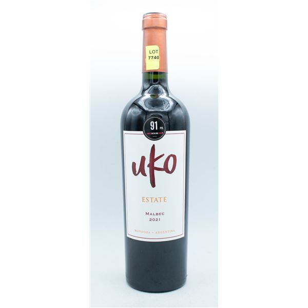 2021 UKO ESTATE MALBEC 750ML 13%