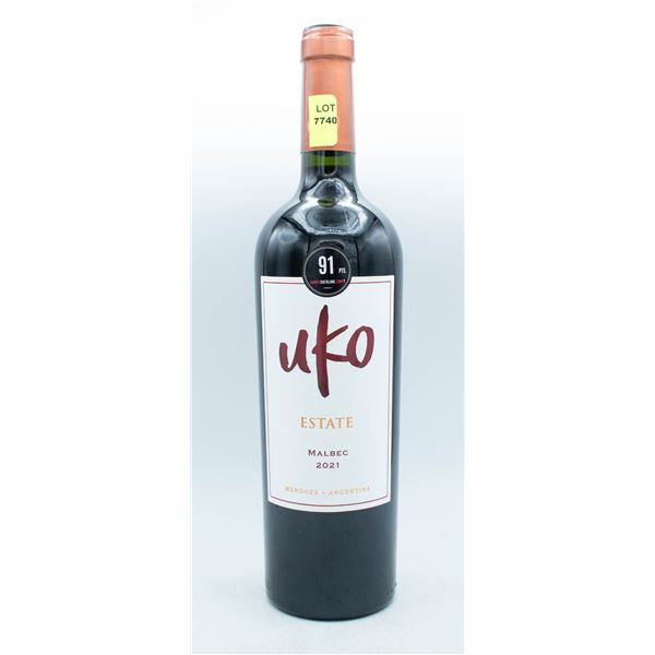 2021 UKO ESTATE MALBEC 750ML 13%