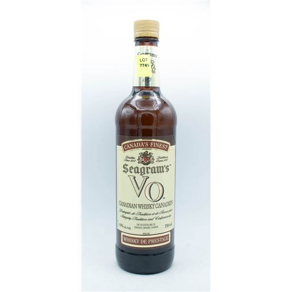 SEAGRAMS VO CANADIAN WHISKY 750ML 40%
