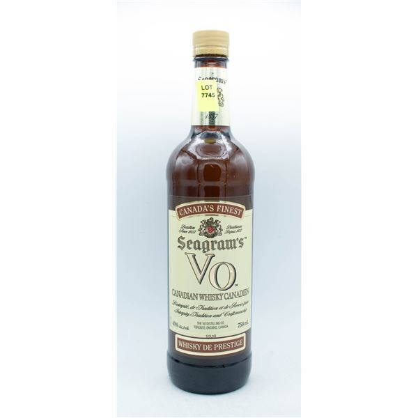 SEAGRAMS VO CANADIAN WHISKY 750ML 40%