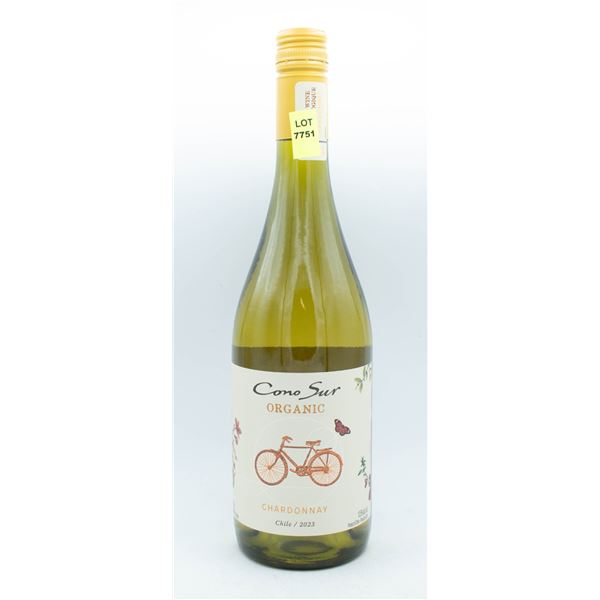 2023 CONO SUR ORGANIC CHARDONNAY 750ML 13.5%