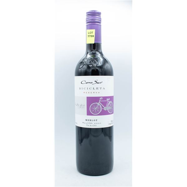 2021 CONO SUR BICICLETA RESERVA MERLOT 750ML 13%