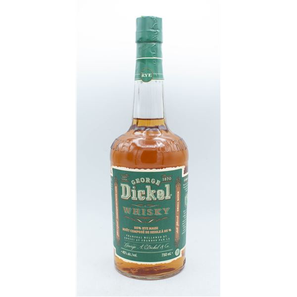 GEORGE DICKEL WHISKY 95% RYE MASH 750ML 45%